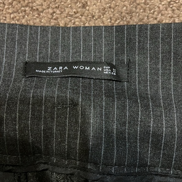 ZARA gray CONTRASTING STRIPED Trousers medium - Picture 10 of 14